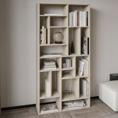 Nicola Kitaplık – 18 Raflı, Modern Kütüphane