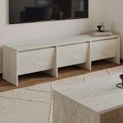Laris 160 cm 3 Kapaklı Modern Tasarım TV Sehpası