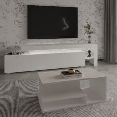 Beyaz/Mermer Desen