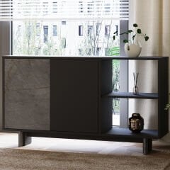 İnarch Dizayn Ravello Konsol-Dekoratif ve Fonksiyonel 2 Kapaklı 2 Raflı Dolap