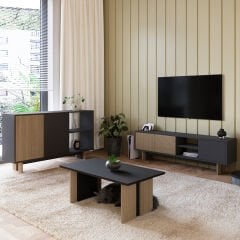 Sıcak Meşe/Antrasit