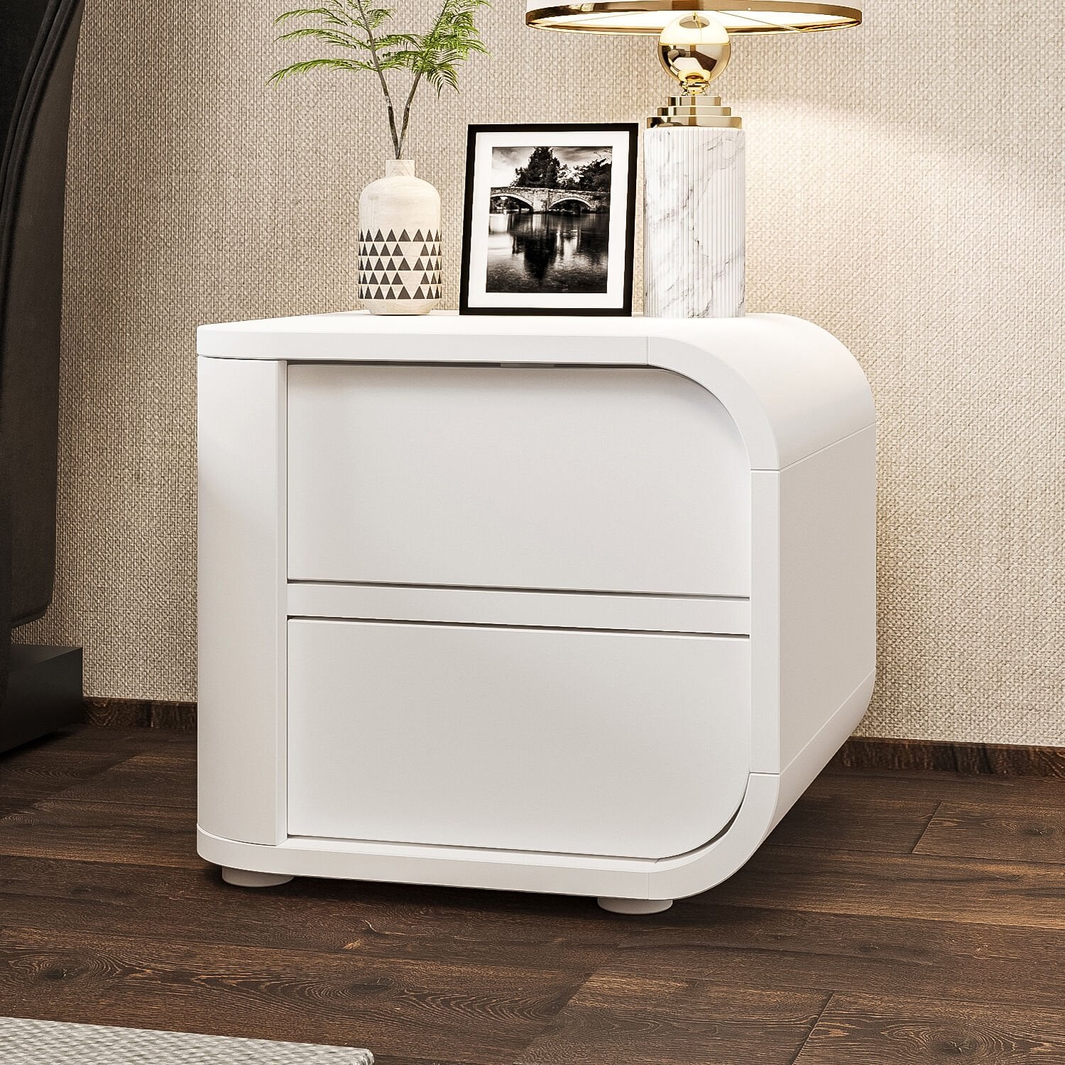 İnarch Dizayn Piero R Komodin Sağ Modül, 2 Kapaklı, Modern Minimalist Tasarım