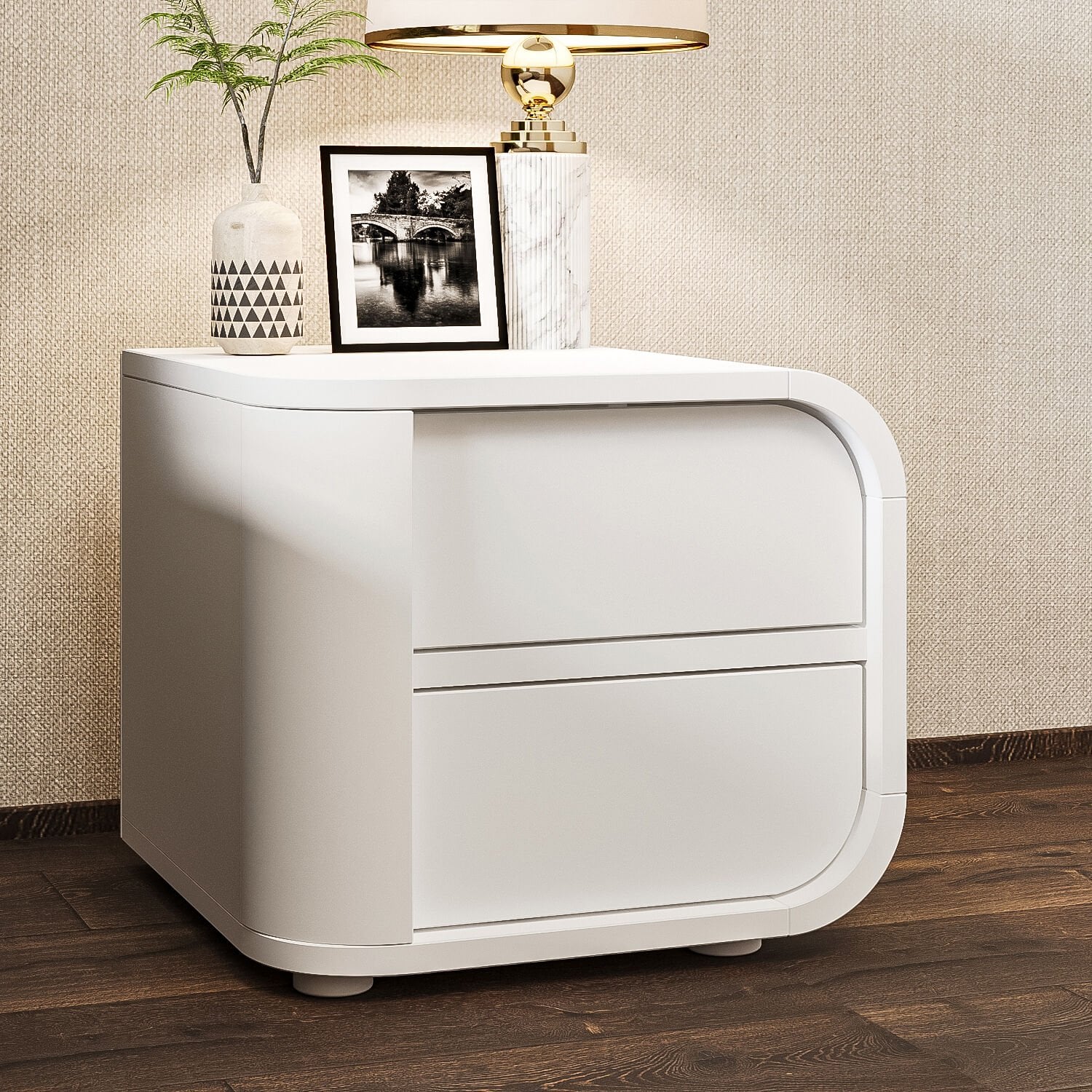 İnarch Dizayn Piero R Komodin Sağ Modül, 2 Kapaklı, Modern Minimalist Tasarım