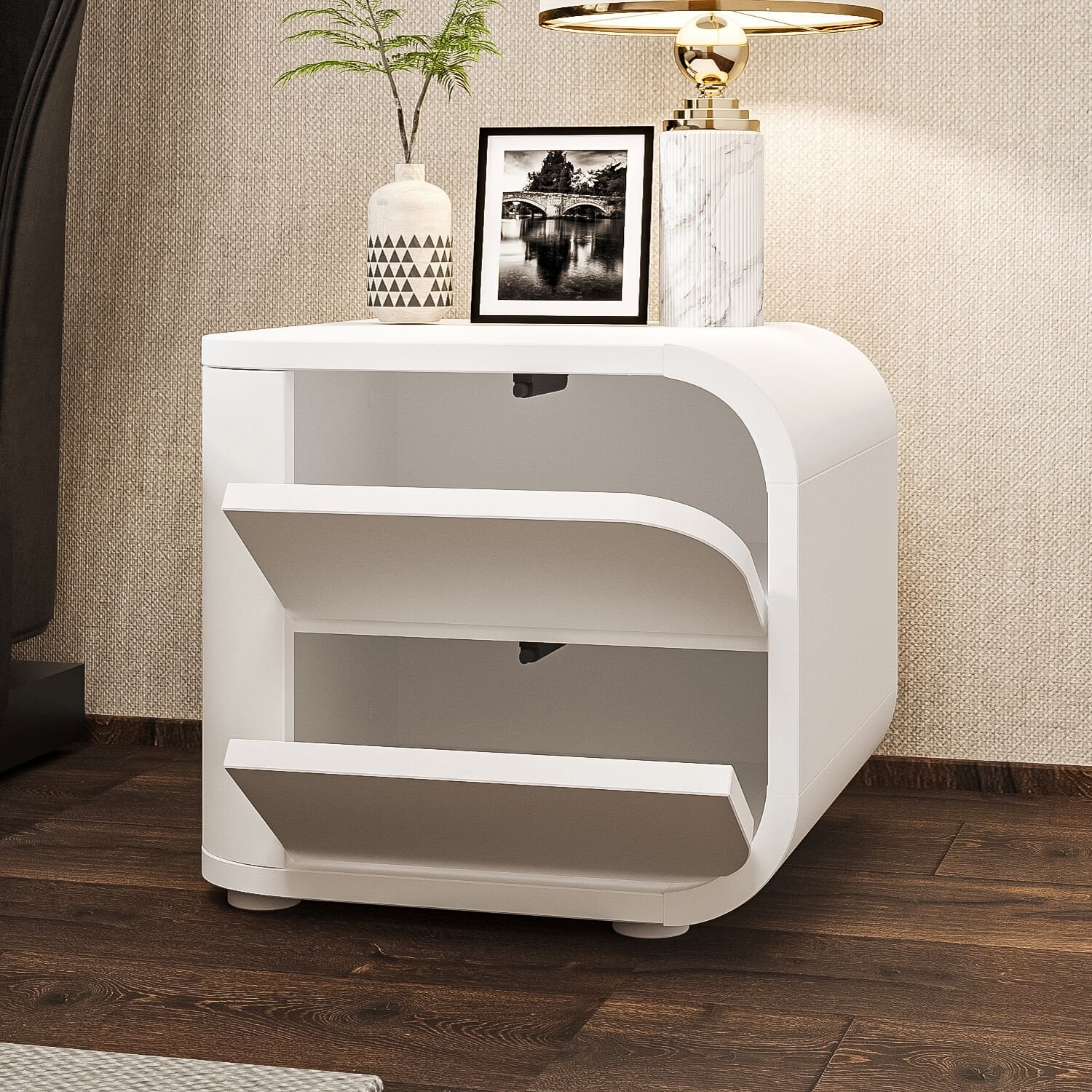 İnarch Dizayn Piero R Komodin Sağ Modül, 2 Kapaklı, Modern Minimalist Tasarım