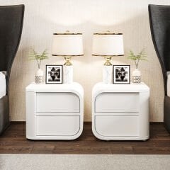 İnarch Dizayn Piero S Komodin SET – Modern Minimalist Yatak Yanı Sehpa Takımı