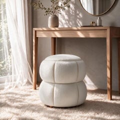 Softura Puf – Modern Dekoratif Konforlu Yuvarlak Tasarım