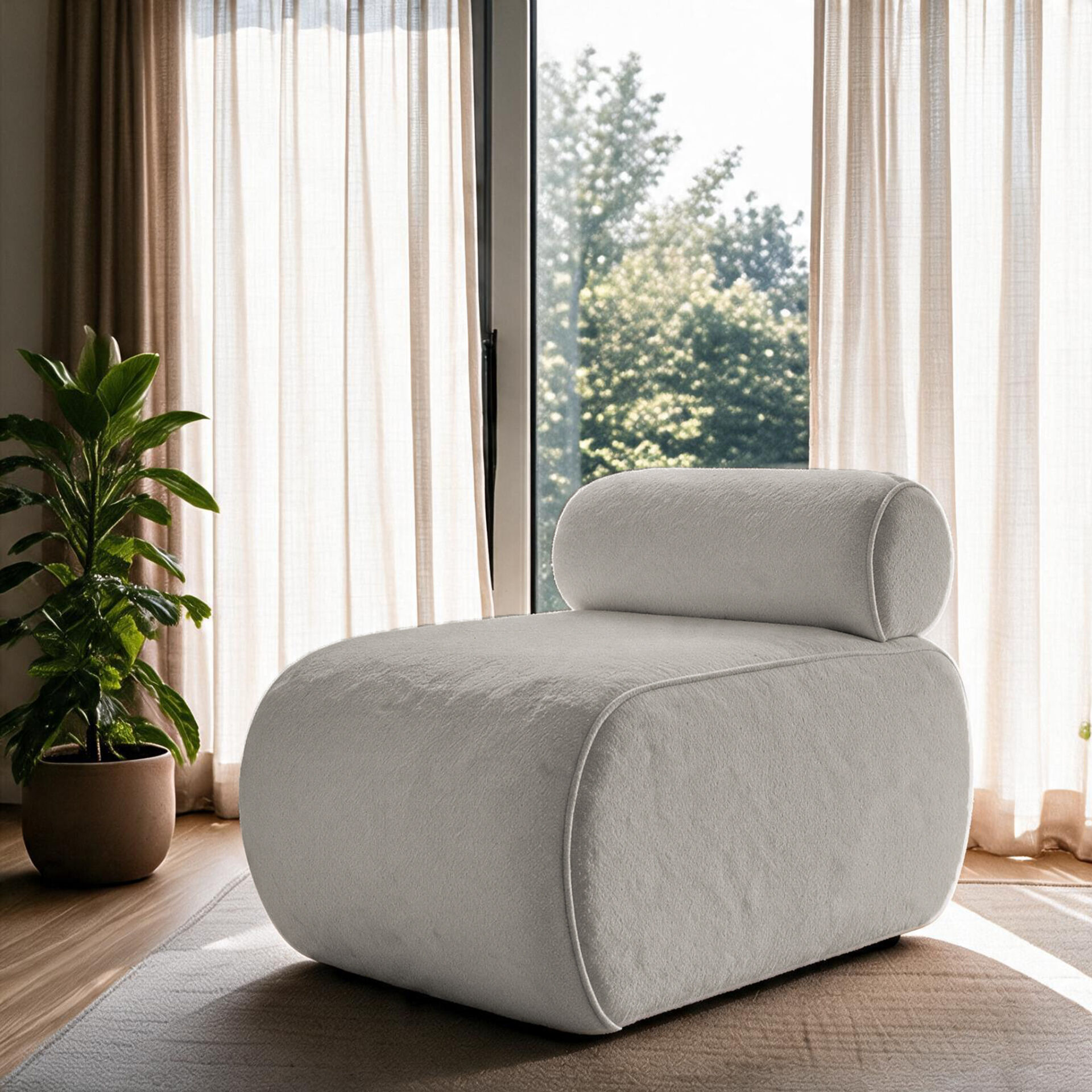 Cosmo Berjer – Modern Minimalist Konforlu Tekli Koltuk