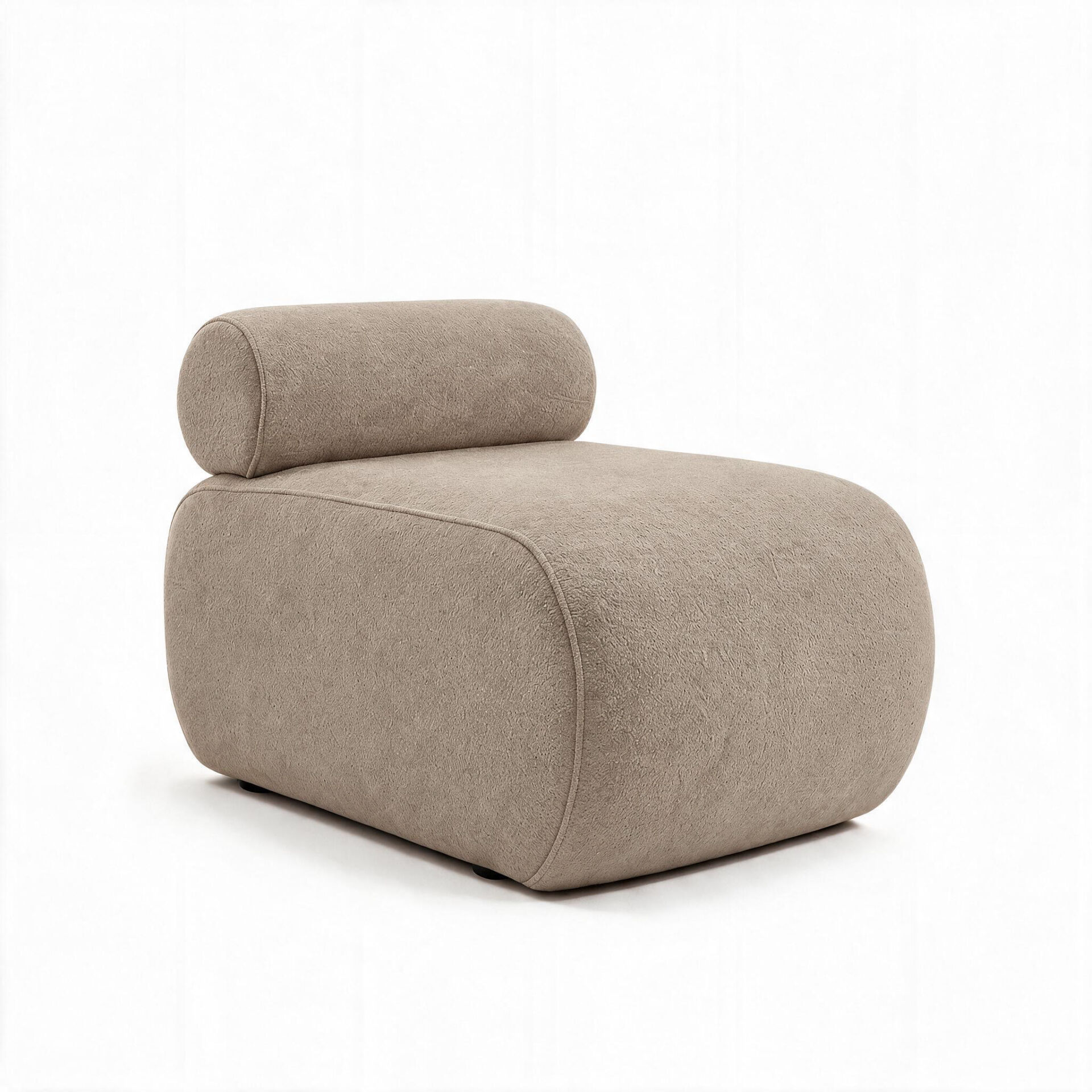 Cosmo Berjer – Modern Minimalist Konforlu Tekli Koltuk Sütlü Kahve