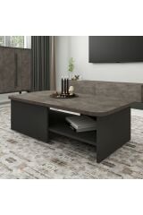 Majör Orta Sehpa Gordion Mermer/Antrasit