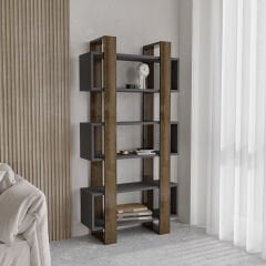 Milano Kitaplık – Modern Raflı Kütüphane, 160 cm