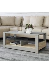 Aydos Cam Raflı Modern Orta Sehpa