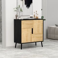 İnarch Dizayn Ç001 Darien Çok Amaçlı Dolap – Minimal Konsol – 2 Kapaklı Modern Tasarım