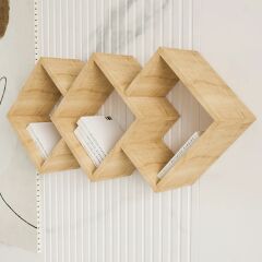 Galaxy Dekoratif Duvar Rafı – Modern Duvar Kitaplığı (6 Renk Seçeneği)