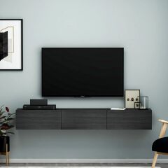 Terra Duvara Monte 3 Kapaklı Modern TV Sehpası – 180 cm