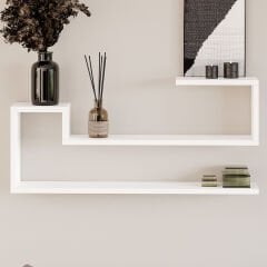 Ravi Dekoratif Duvar Rafı, Modern Kitaplık ve Raf Ünitesi